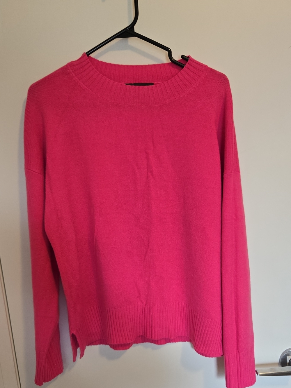 French Connection Hot Pink Crewneck Sweater